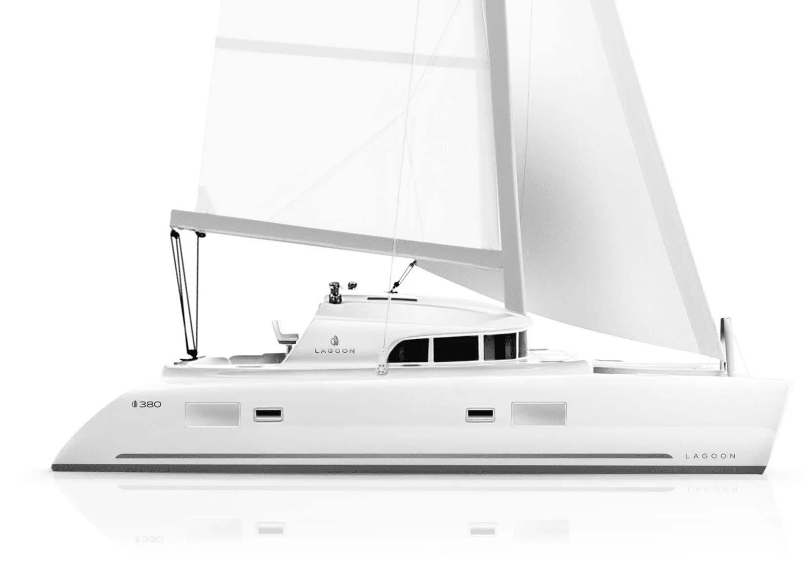 Lagoon 380 side view