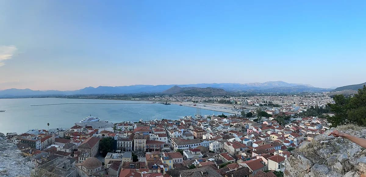 Afternoon exploration in the Greek islands