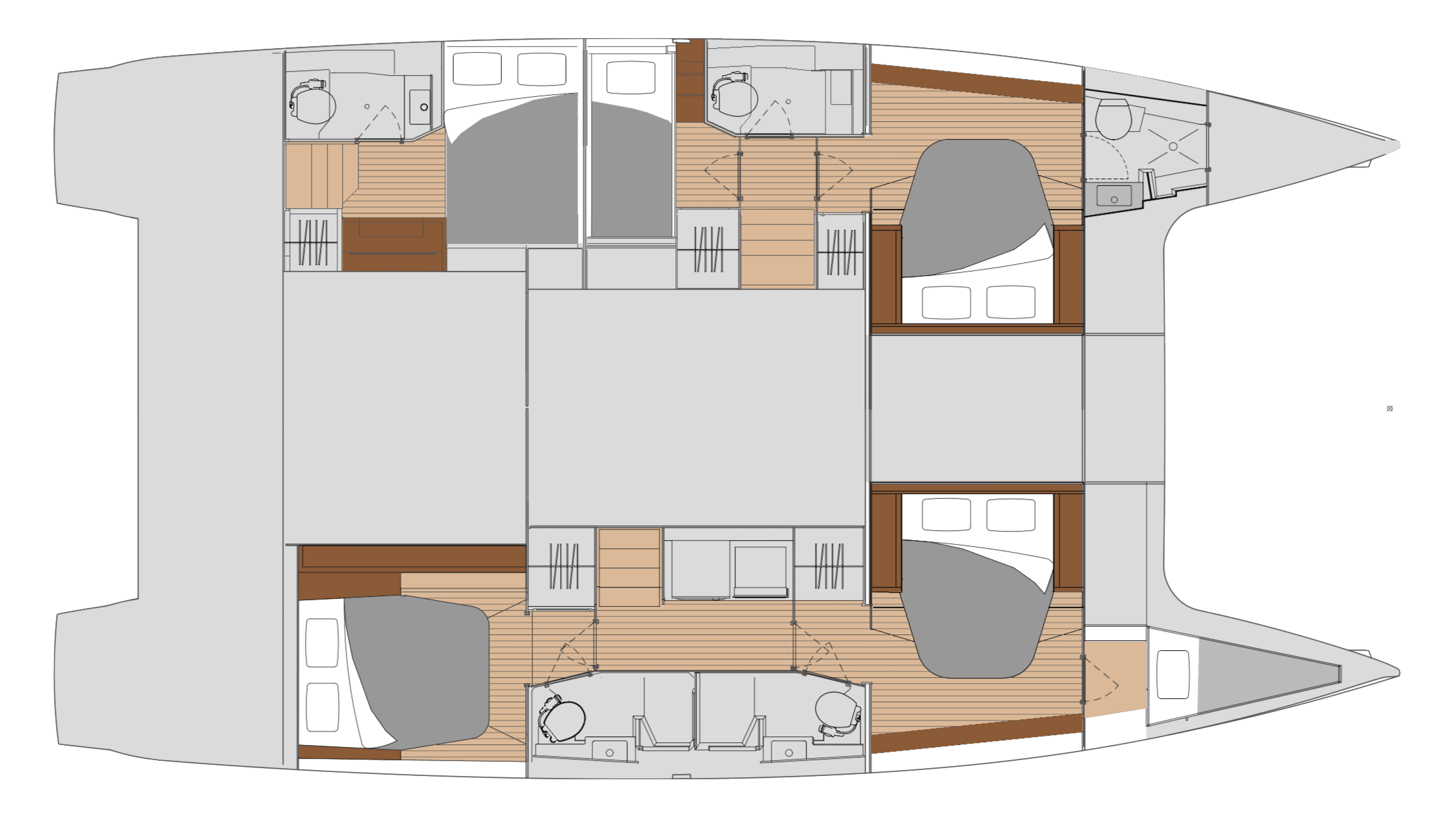 Saona 47 floor plan layout