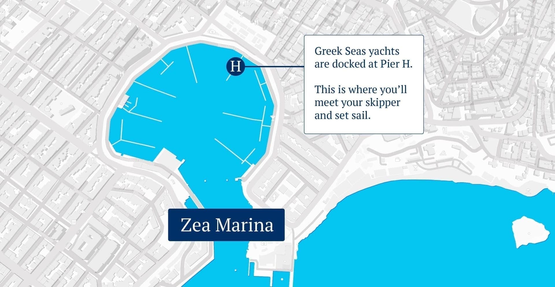 Zea Marina close up view