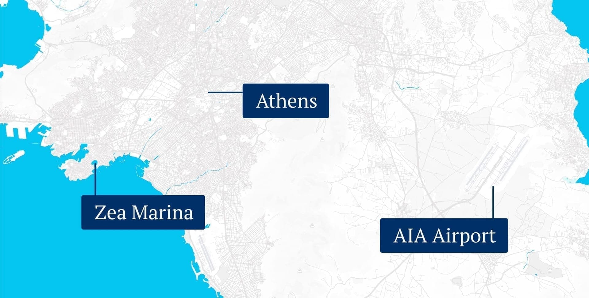 Zea Marina aerial view