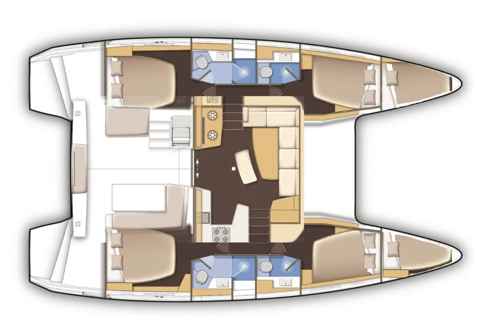 Lagoon 42 floor plan layout